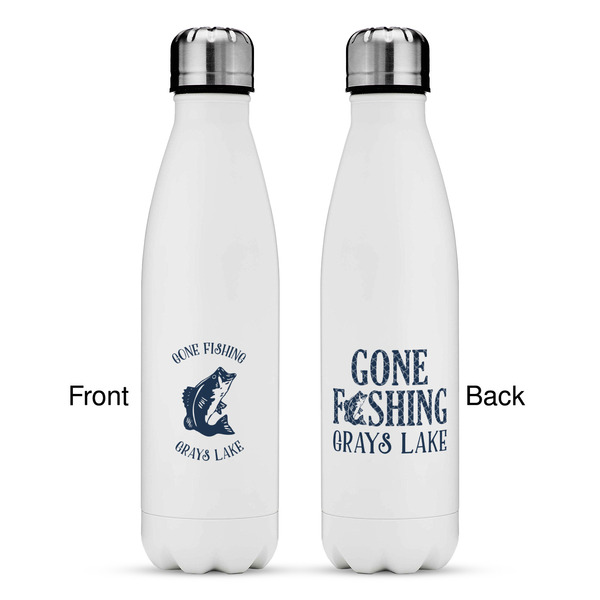 Gone Fishing Tapered Water Bottle - Apvl