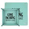 Gone Fishing Teal Faux Leather Valet Trays - PARENT MAIN