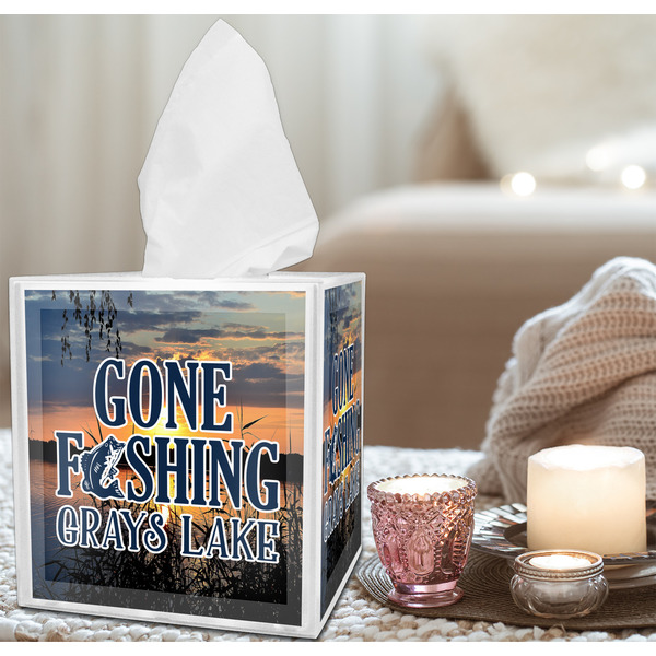 Gone Fishing Tissue Box - LIFESTYLE