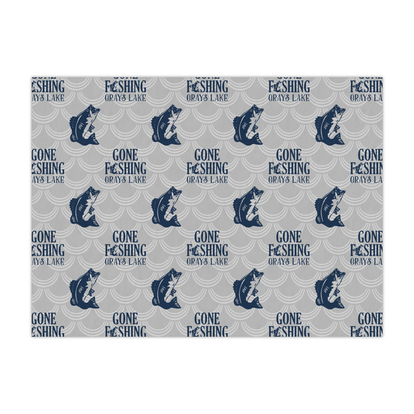 Custom Gone Fishing Tissue Paper Sheets - Large - Heavyweight (Personalized)