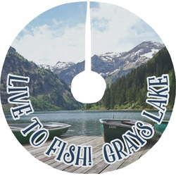 Gone Fishing Tree Skirt (Personalized)