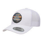 Gone Fishing Trucker Hat - White (Personalized)