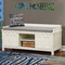 Gone Fishing Wall Name Decal Above Storage bench
