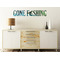 Gone Fishing Wall Name Decal On Wooden Desk