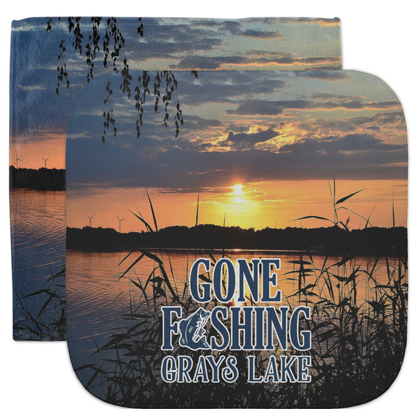 Custom Gone Fishing Facecloth / Wash Cloth (Personalized)