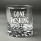 Gone Fishing Whiskey Glass - Front/Approval