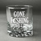 Gone Fishing Whiskey Glass - Engraved (Personalized)