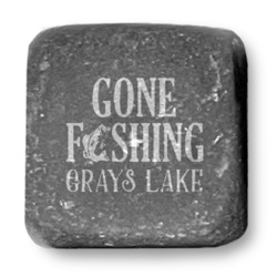 Gone Fishing Whiskey Stone Set - Set of 3 (Personalized)