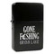 Gone Fishing Windproof Lighters - Black - Front/Main