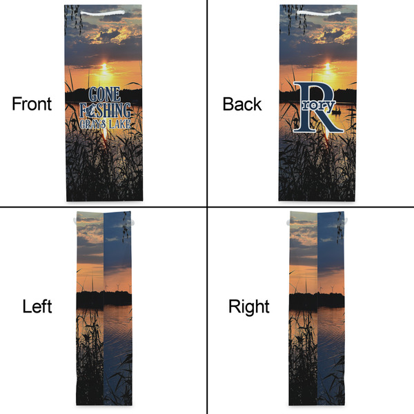 Gone Fishing Wine Gift Bag - Matte - Approval