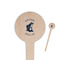 Gone Fishing 4" Round Wooden Food Picks - Single Sided (Personalized)
