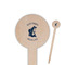 Gone Fishing Wooden 6" Food Pick - Round - Closeup