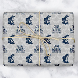 Gone Fishing Wrapping Paper (Personalized)