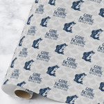 Gone Fishing Wrapping Paper Roll - Large (Personalized)