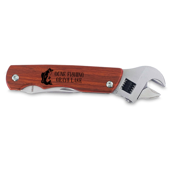 Custom Gone Fishing Wrench Multi-Tool - Double Sided (Personalized)
