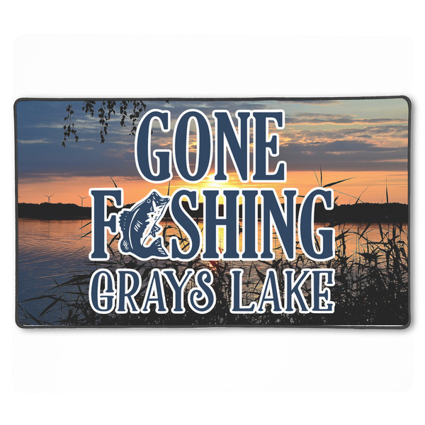 Custom Gone Fishing XXL Gaming Mouse Pad - 24" x 14" (Personalized)