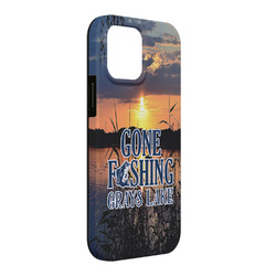 Gone Fishing iPhone Case - Rubber Lined - iPhone 13 Pro Max (Personalized)