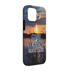 Gone Fishing iPhone Case - Rubber Lined - iPhone 13 Pro (Personalized)
