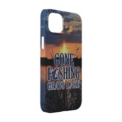 Gone Fishing iPhone Case - Plastic - iPhone 14 (Personalized)