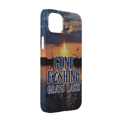 Gone Fishing iPhone Case - Plastic - iPhone 14 Pro (Personalized)