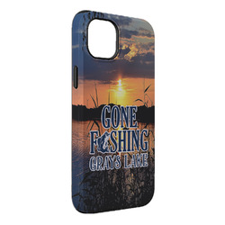 Gone Fishing iPhone Case - Rubber Lined - iPhone 14 Pro Max (Personalized)