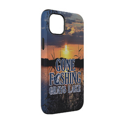 Gone Fishing iPhone Case - Rubber Lined - iPhone 14 Pro (Personalized)