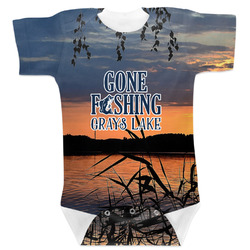 Gone Fishing Baby Bodysuit (Personalized)