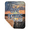 Gone Fishing Sherpa Baby Blanket - 30" x 40" w/ Name or Text