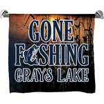 Gone Fishing Bath Towel (Personalized)