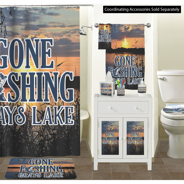 Hunting / Fishing Quotes and Sayings Bathroom Scene