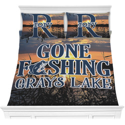 Gone Fishing Comforter Set - Full / Queen (Personalized)
