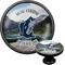 Gone Fishing Cabinet Knob (Black) (Personalized)