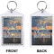 Hunting / Fishing Quotes and Sayings Bling Keychain (Front + Back)