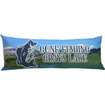 Gone Fishing Body Pillow Case (Personalized)