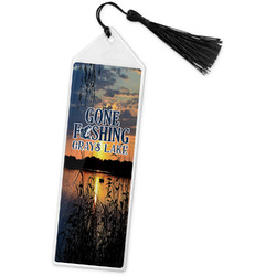 Gone Fishing Book Mark w/Tassel (Personalized)