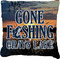 Hunting / Fishing Quotes and Sayings Burlap Pillow 24"