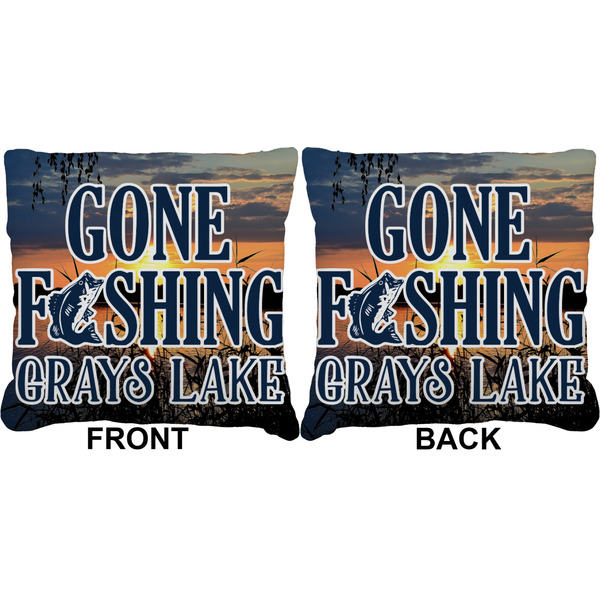 Hunting / Fishing Quotes and Sayings Burlap Pillow Approval