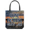 Gone Fishing Canvas Tote Bag (Personalized)