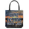 Gone Fishing Canvas Tote Bag (Personalized)