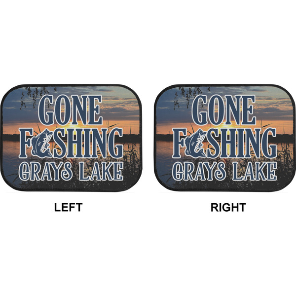 Hunting / Fishing Quotes and Sayings Car Floor Mats (Back Seat) (Approval)