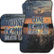 Gone Fishing Car Floor Mats Set - 2 Front & 2 Back (Personalized)