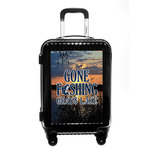 Gone Fishing Carry On Hard Shell Suitcase (Personalized)