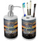Gone Fishing Ceramic Bathroom Accessories Set (Personalized)