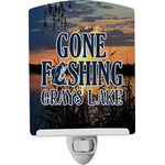 Gone Fishing Ceramic Night Light (Personalized)