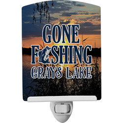 Gone Fishing Ceramic Night Light (Personalized)