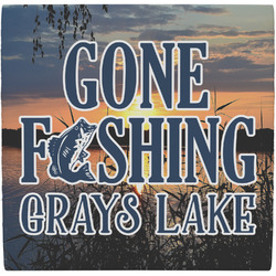 Gone Fishing Ceramic Tile Hot Pad (Personalized)