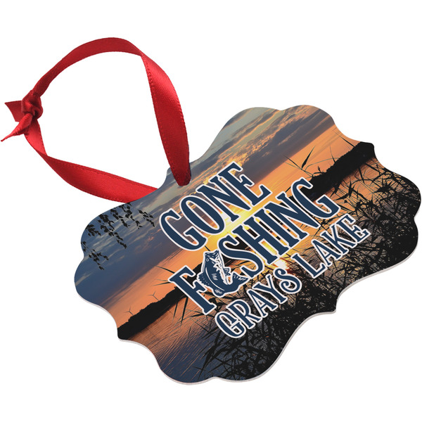 Hunting / Fishing Quotes and Sayings Christmas Ornament (Angle View)