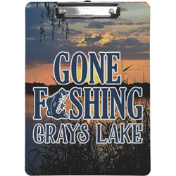 Gone Fishing Clipboard (Personalized)