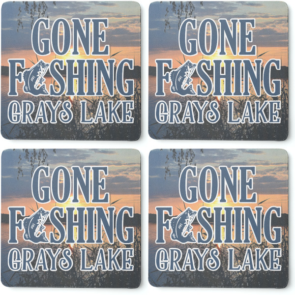 Hunting / Fishing Quotes and Sayings Coaster Rubber Back - Apvl