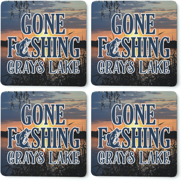 Hunting / Fishing Quotes and Sayings Coaster Rubber Back - Apvl